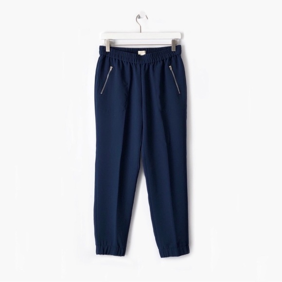 JCREW‎ SYDNEY NAVY JOGGER PANTS SIZE 10 - Picture 5 of 8